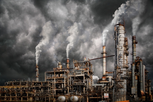 Qué es calentamiento global: causas La industria excesiva es una causa del calentamiento global