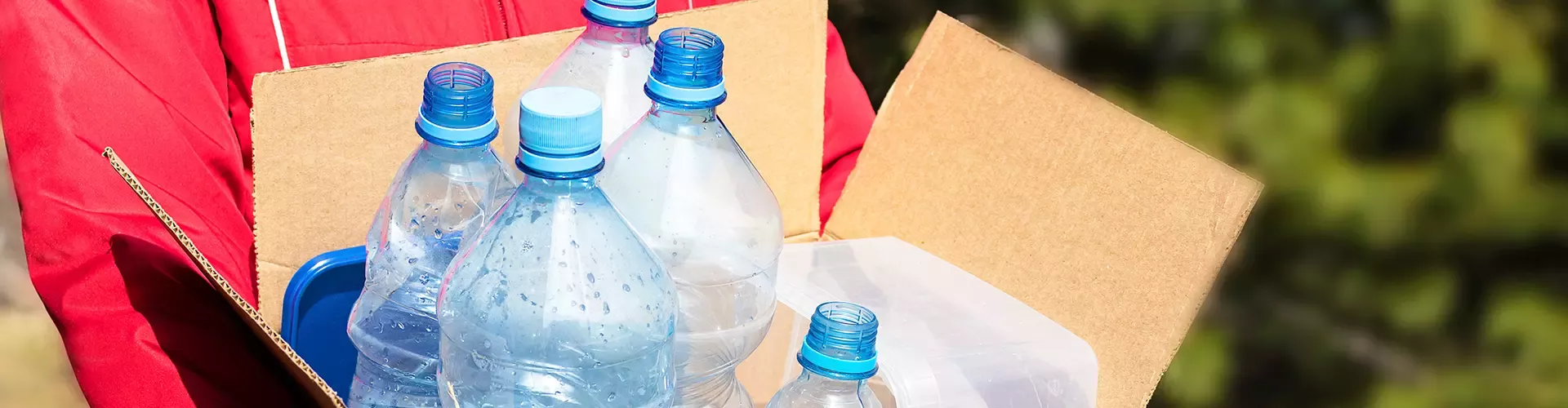 macetas de botellas de plastico